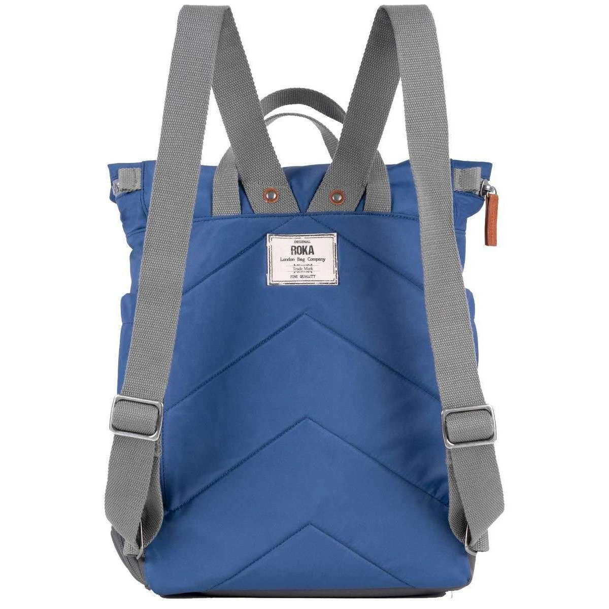 Roka Bayswater B Medium Sustainable Nylon Backpack - Burnt Blue - Image 2