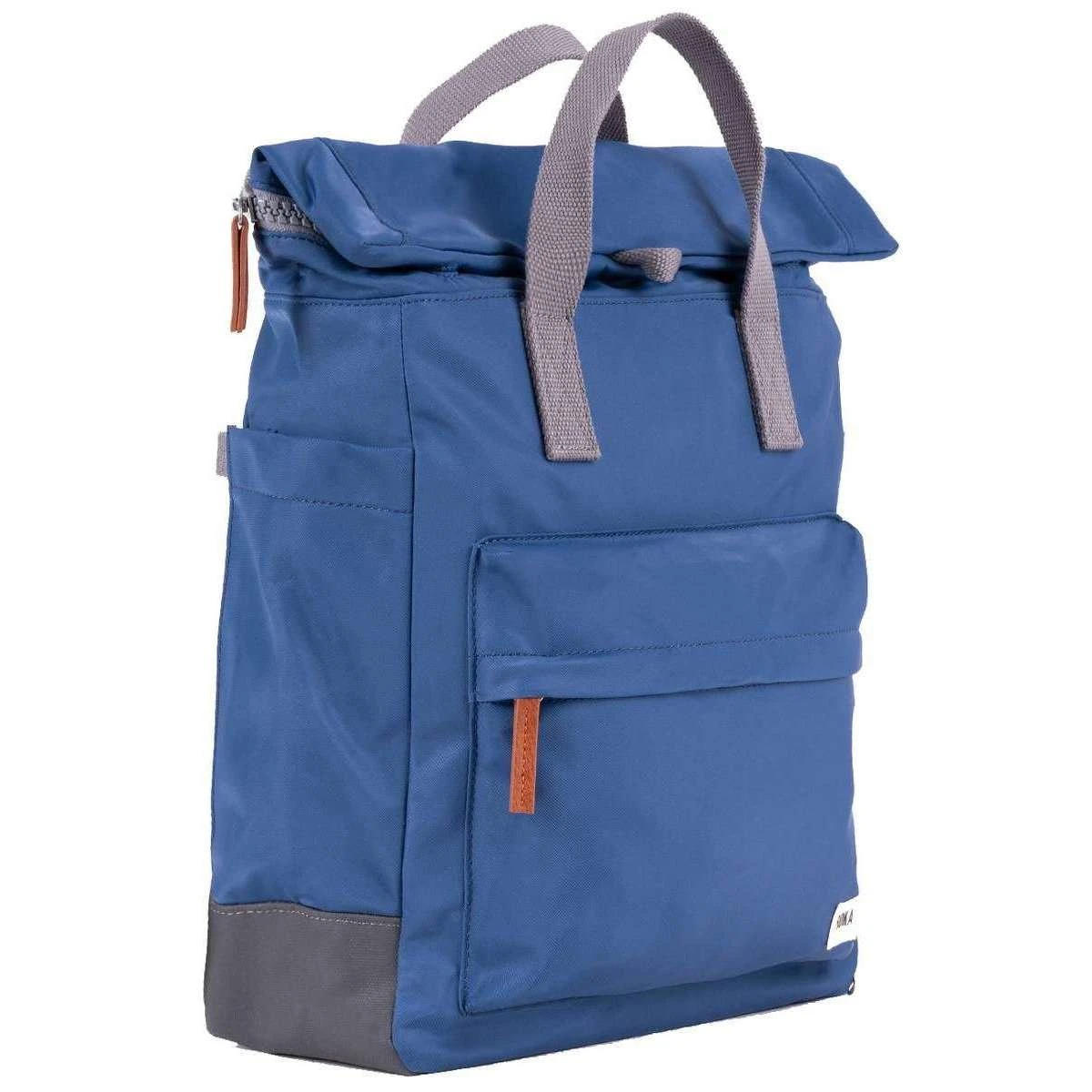 Roka Bayswater B Medium Sustainable Nylon Backpack - Burnt Blue - Image 4