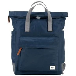 Roka Bayswater B Medium Sustainable Nylon Backpack - Midnight Blue