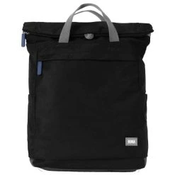 Roka Camden A Medium Sustainable Nylon Backpack - Caprinha Black