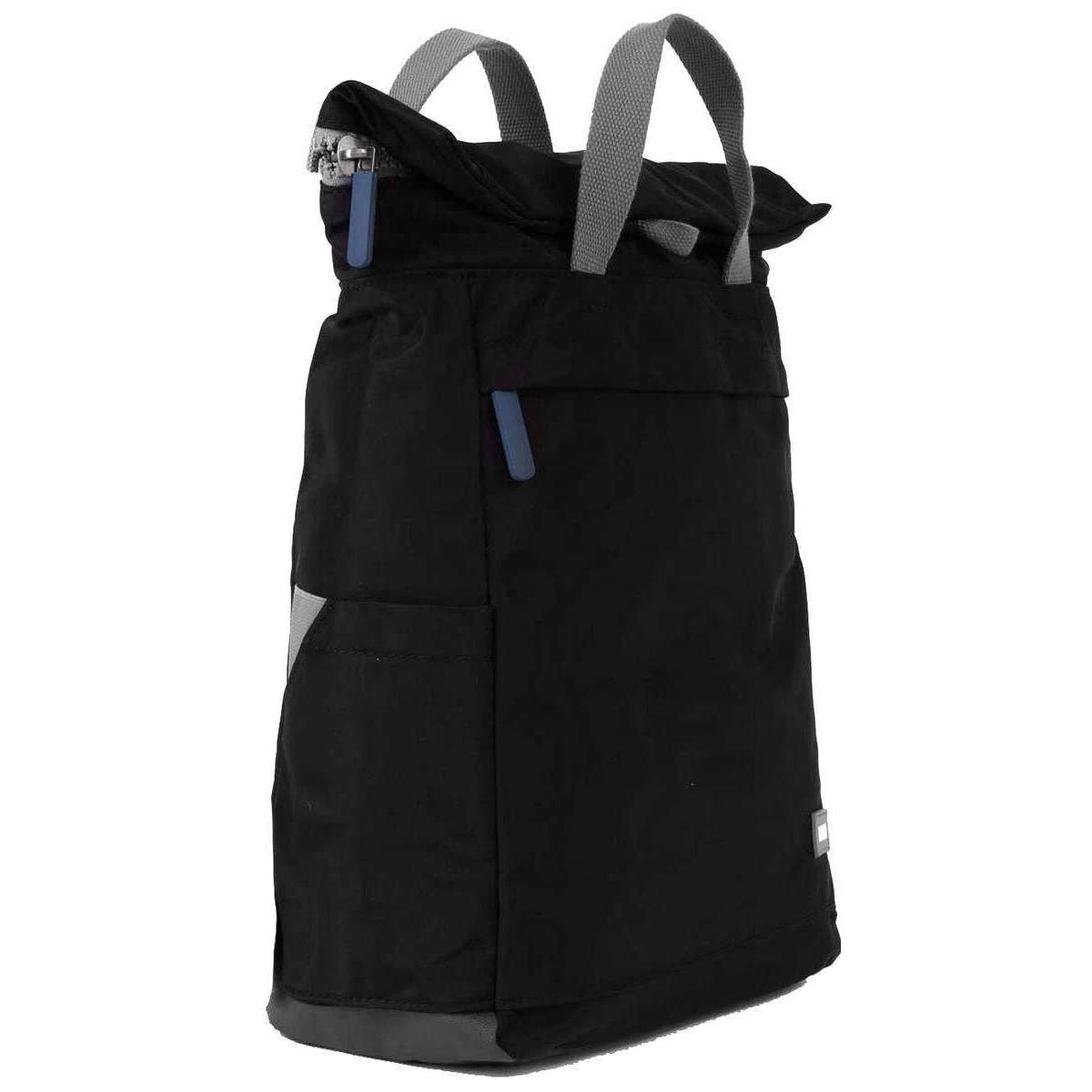 Roka Camden A Medium Sustainable Nylon Backpack - Caprinha Black - Image 4