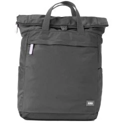 Roka Camden A Medium Sustainable Nylon Backpack - Martini Grey