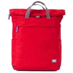 Roka Camden A Medium Sustainable Nylon Backpack - Negroni Red