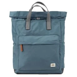 Roka Canfield B Large Sustainable Nylon Backpack - Airforce Blue