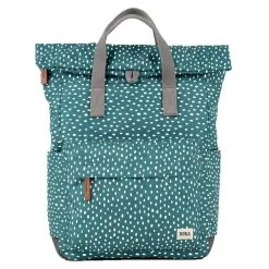 Roka Canfield B Medium Drizzle Sustainable Canvas Backpack - Sage Green