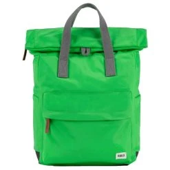 Roka Canfield B Medium Sustainable Nylon Backpack - Kelly Green