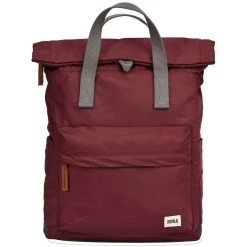Roka Canfield B Medium Sustainable Nylon Backpack - Port Red