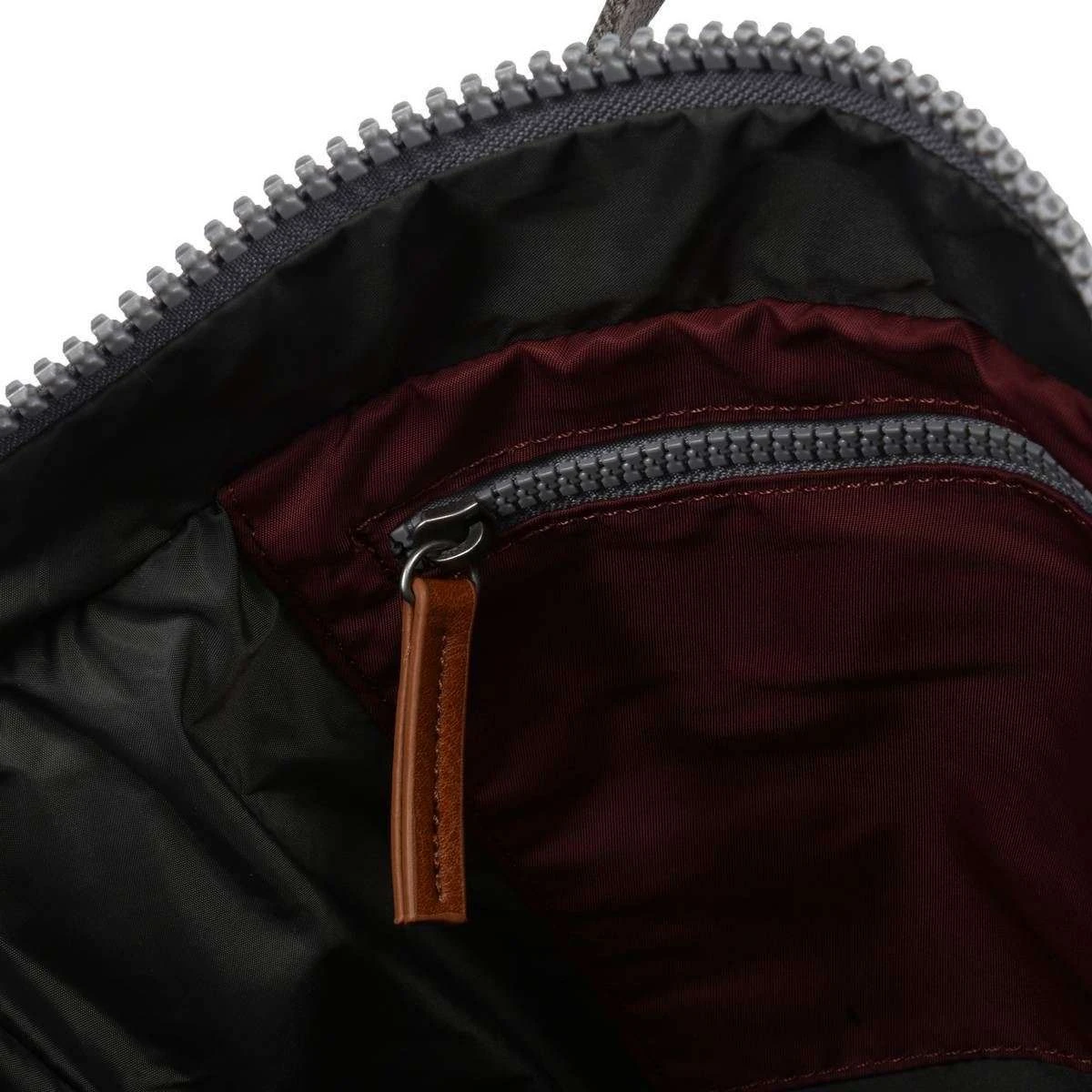 Roka Canfield B Medium Sustainable Nylon Backpack - Port Red - Image 5