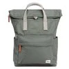 Roka Canfield B Small Sustainable Nylon Backpack - Alloy Grey