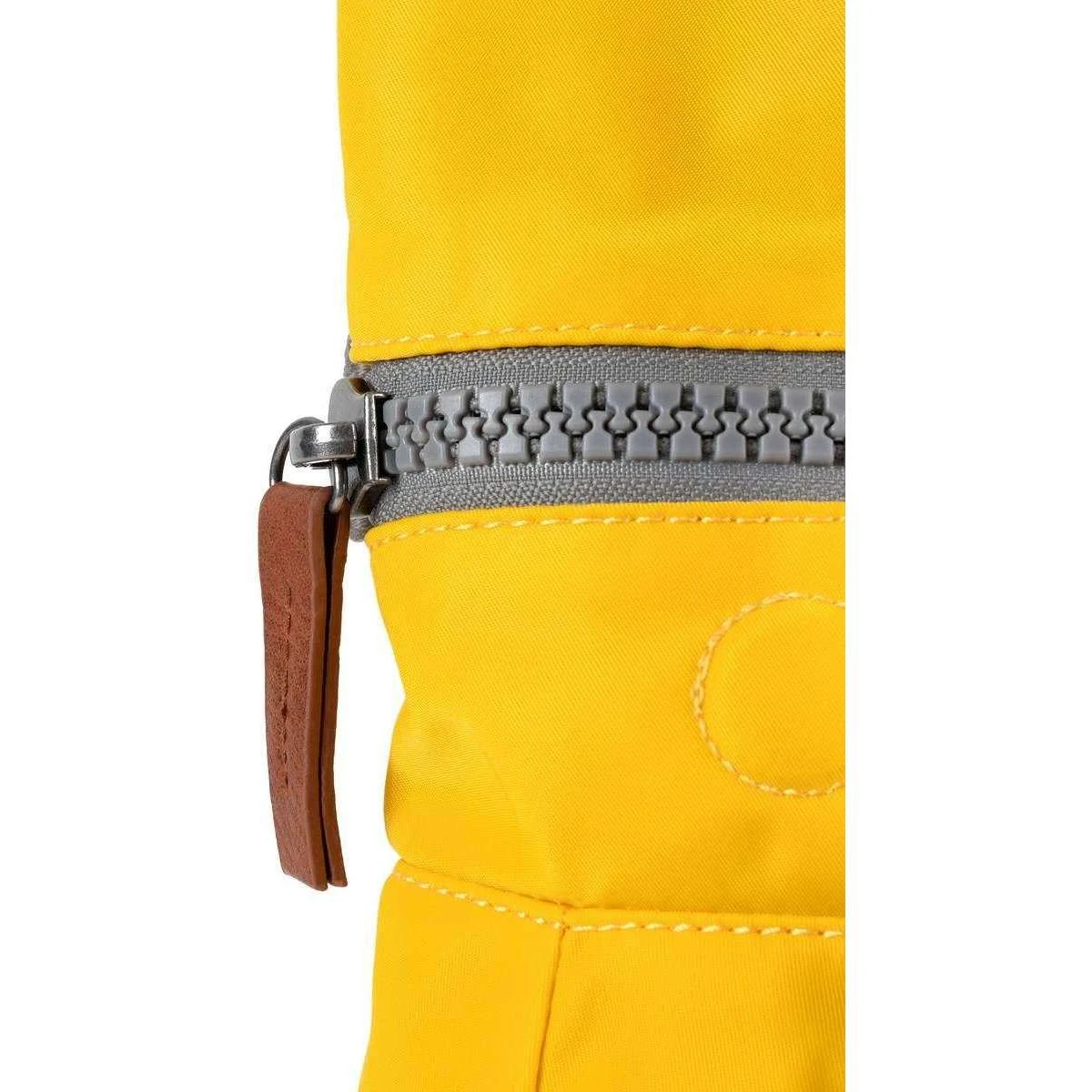 Roka Canfield B Small Sustainable Nylon Backpack - Aspen Yellow - Image 7