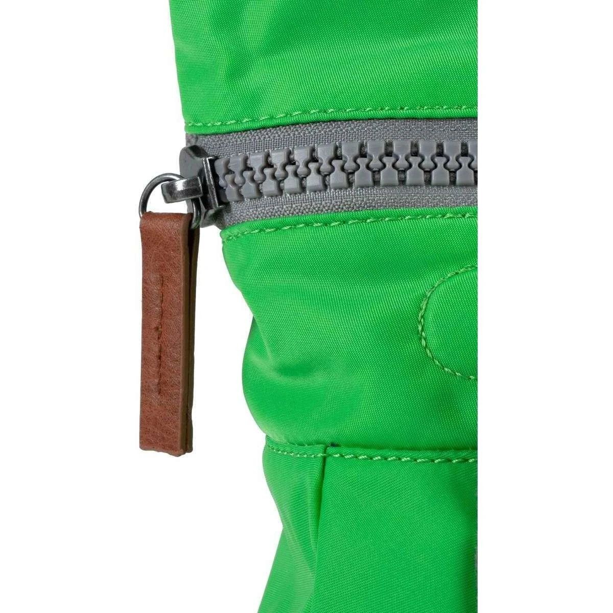 Roka Canfield B Small Sustainable Nylon Backpack - Kelly Green - Image 7