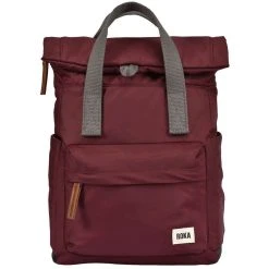 Roka Canfield B Small Sustainable Nylon Backpack - Port Red