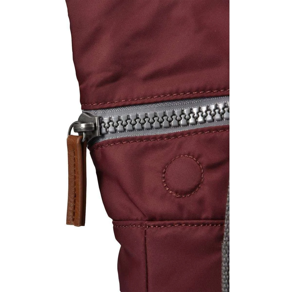 Roka Canfield B Small Sustainable Nylon Backpack - Port Red - Image 7