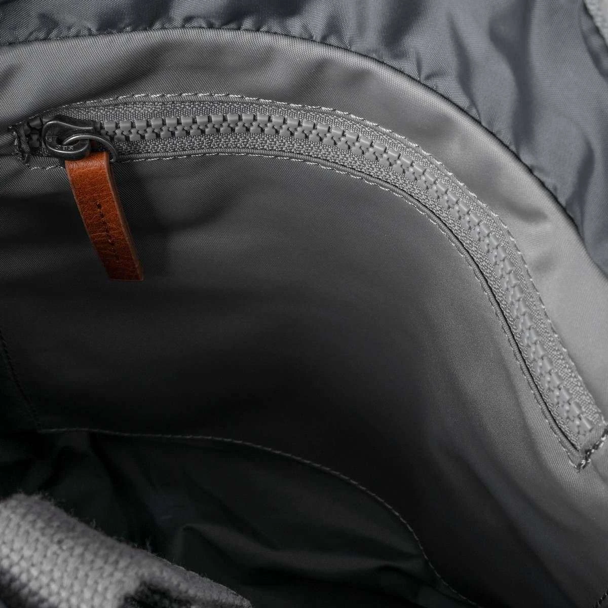Roka Canfield B Small Sustainable Nylon Backpack - Stormy Grey - Image 3