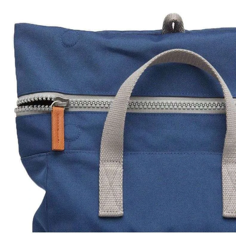 Roka Canfield C Medium Sustainable Canvas Backpack - Mineral Blue - Image 4