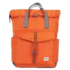 Roka Canfield C Medium Sustainable Nylon Backpack - Burnt Orange