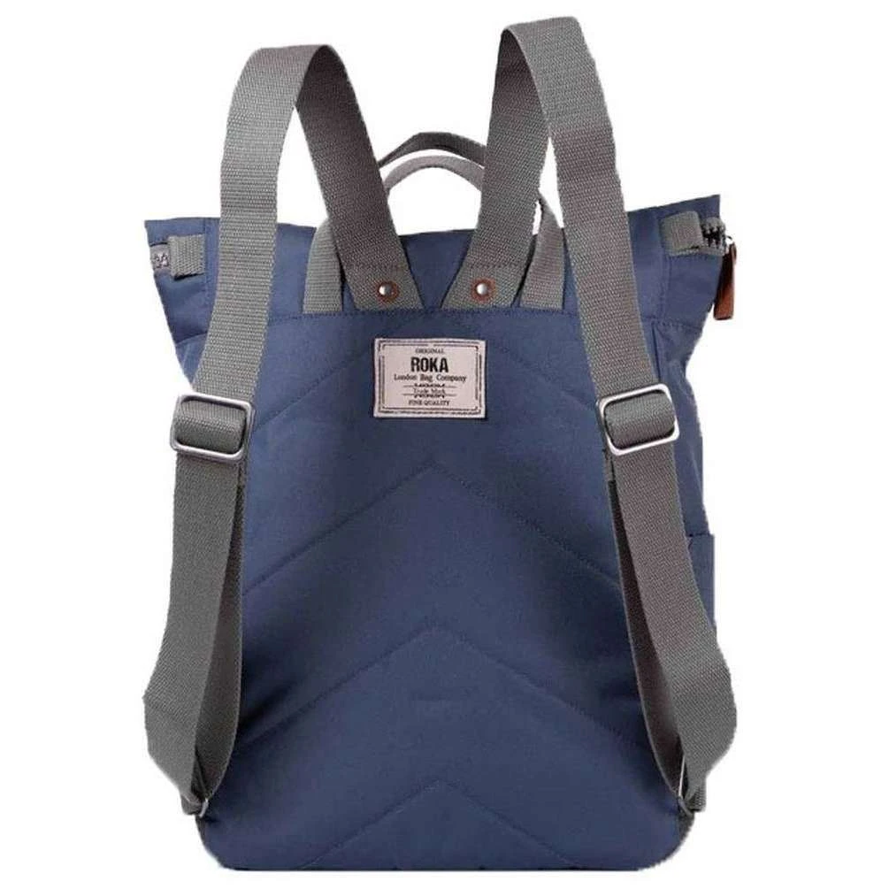 Roka Canfield C Small Sustainable Nylon Backpack - Airforce Blue - Image 2