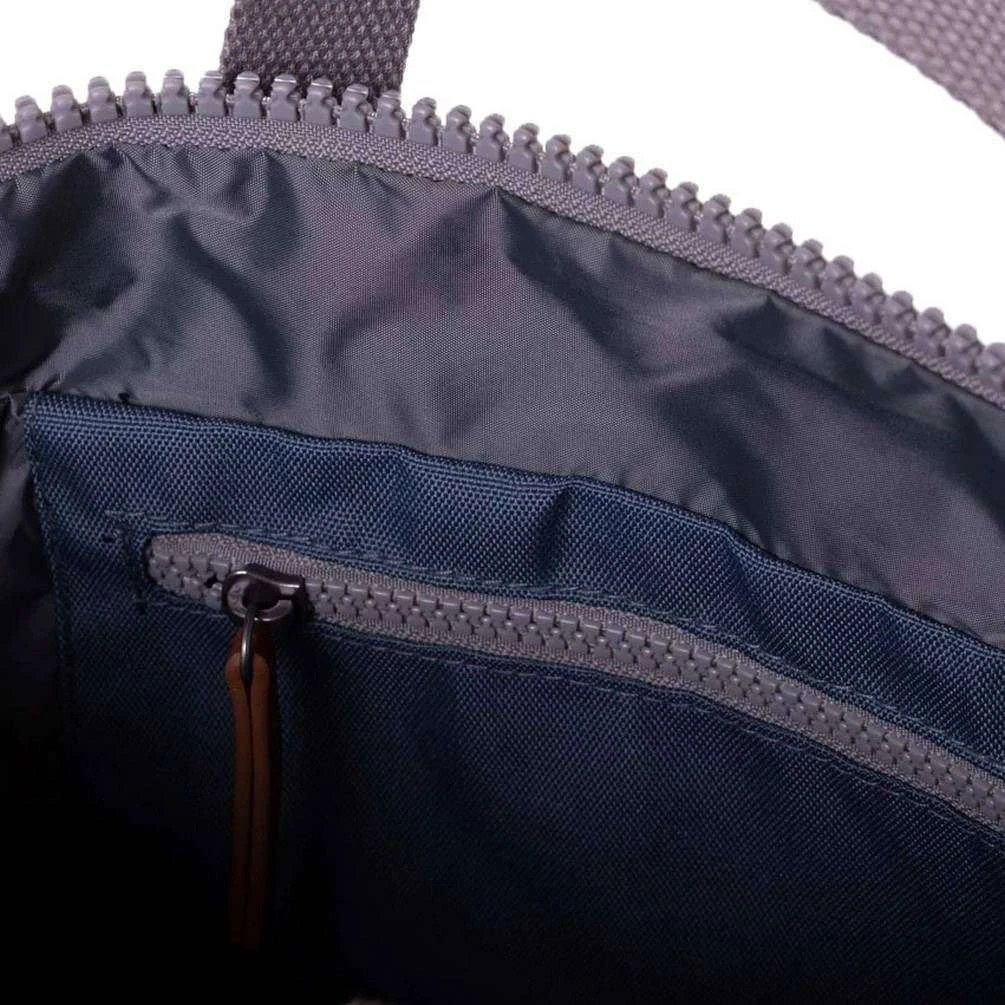 Roka Canfield C Small Sustainable Nylon Backpack - Airforce Blue - Image 4