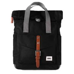 Roka Canfield C Small Sustainable Nylon Backpack - Black