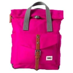 Roka Canfield C Small Sustainable Nylon Backpack - Candy Pink