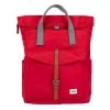 Roka Canfield C Small Sustainable Nylon Backpack - Cranberry Red