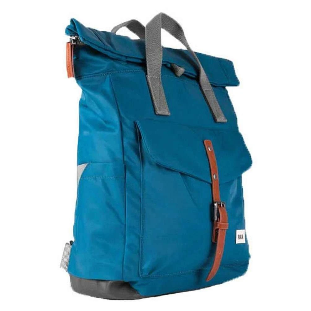 Roka Canfield C Small Sustainable Nylon Backpack - Marine Blue - Image 3