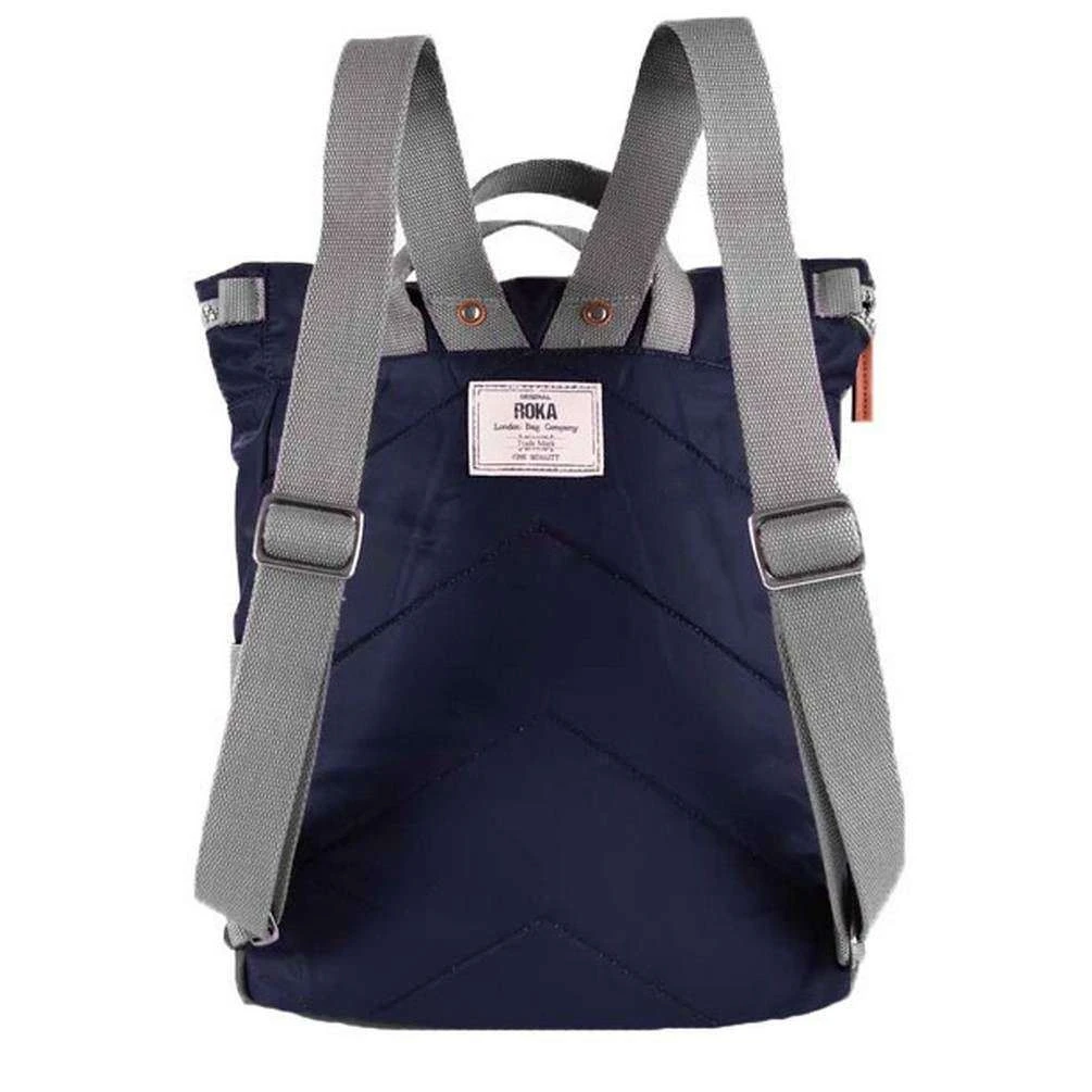 Roka Canfield C Small Sustainable Nylon Backpack - Midnight Navy - Image 2