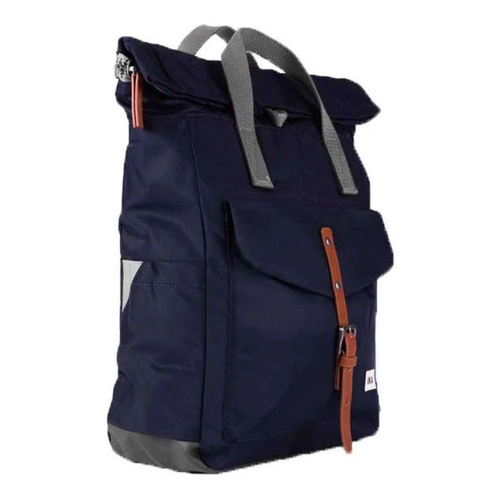 Roka Canfield C Small Sustainable Nylon Backpack - Midnight Navy - Image 3