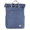 Roka Finchley A Medium Sustainable Canvas Backpack - Airforce Blue