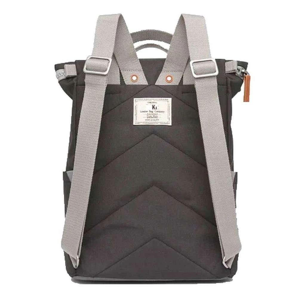 Roka Finchley A Medium Sustainable Canvas Backpack - Ash Grey - Image 2