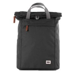 Roka Finchley A Medium Sustainable Canvas Backpack - Carbon Grey