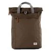Roka Finchley A Medium Sustainable Canvas Backpack - Moss Green