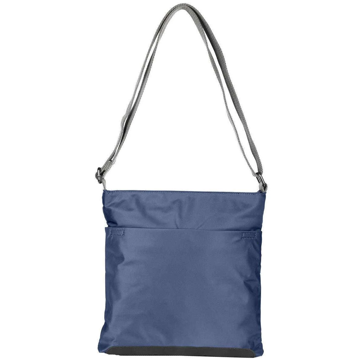 Roka Kennington B Medium Sustainable Nylon Cross Body Bag - Airforce Blue - Image 2