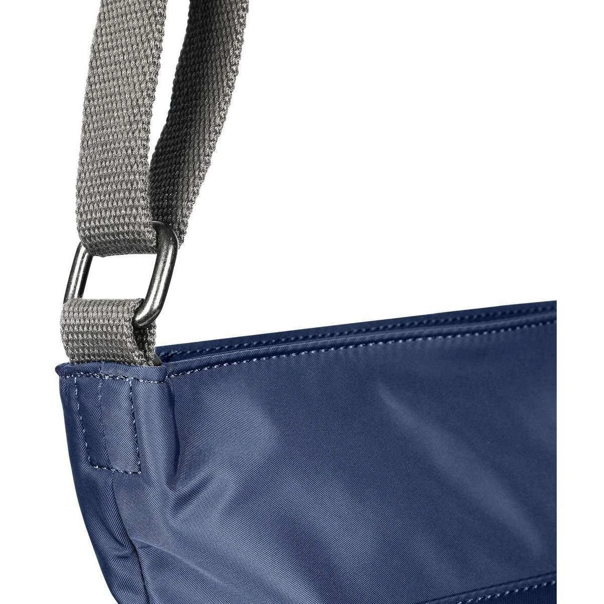 Roka Kennington B Medium Sustainable Nylon Cross Body Bag - Airforce Blue - Image 5