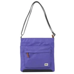 Roka Kennington B Medium Sustainable Nylon Cross Body Bag - Peri Purple