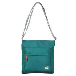 Roka Kennington B Medium Sustainable Nylon Cross Body Bag - Teal Green