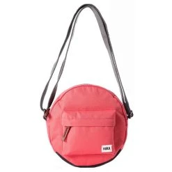 Roka Paddington B Small Sustainable Canvas Crossbody Bag - Coral Pink