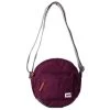 Roka Paddington B Small Sustainable Canvas Crossbody Bag - Sienna Burgundy