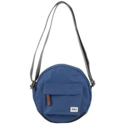 Roka Paddington B Small Sustainable Nylon Crossbody Bag - Burnt Blue