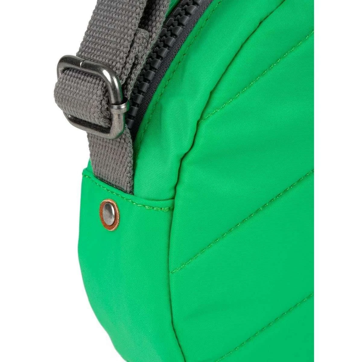 Roka Paddington B Small Sustainable Nylon Crossbody Bag - Green Apple - Image 5