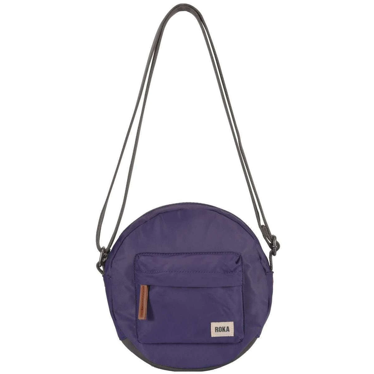Roka Paddington B Small Sustainable Nylon Crossbody Bag - Mulberry Purple