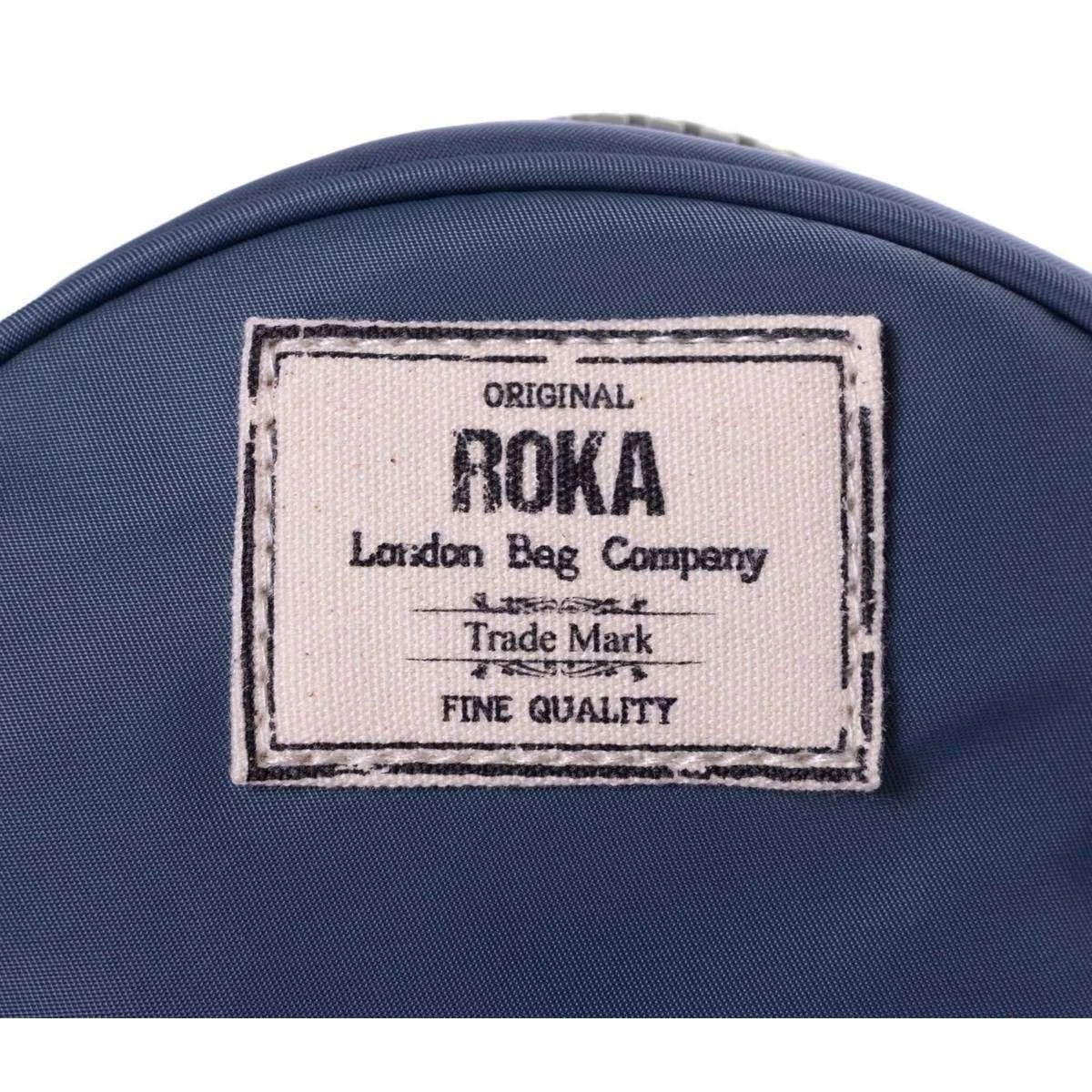 Roka Paddington D Sustainable Nylon Hip Bag - Airforce Blue - Image 4