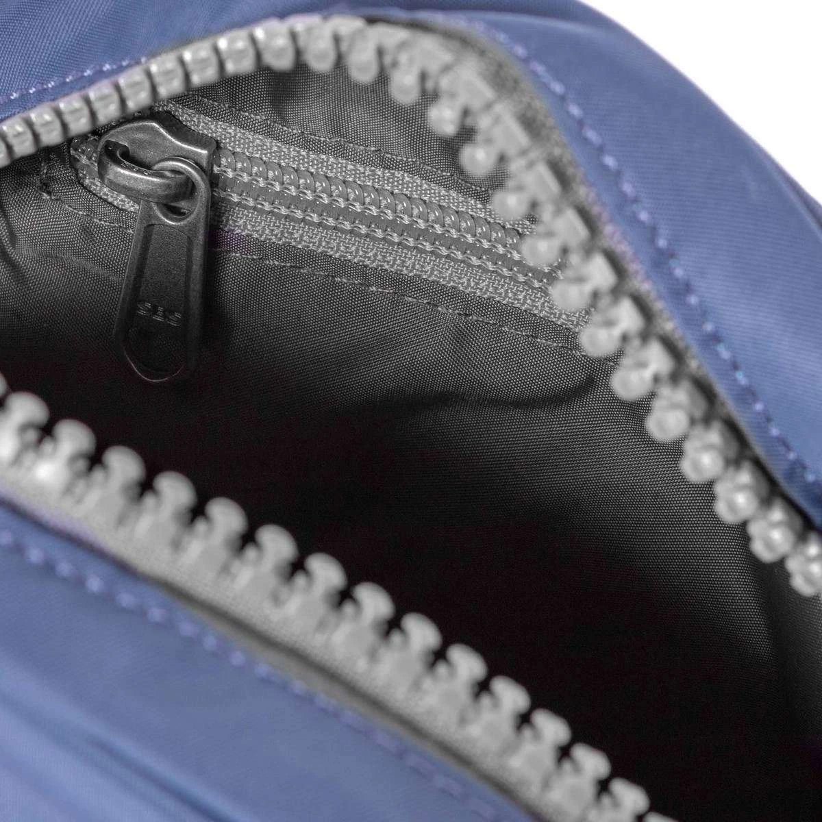 Roka Paddington D Sustainable Nylon Hip Bag - Airforce Blue - Image 5