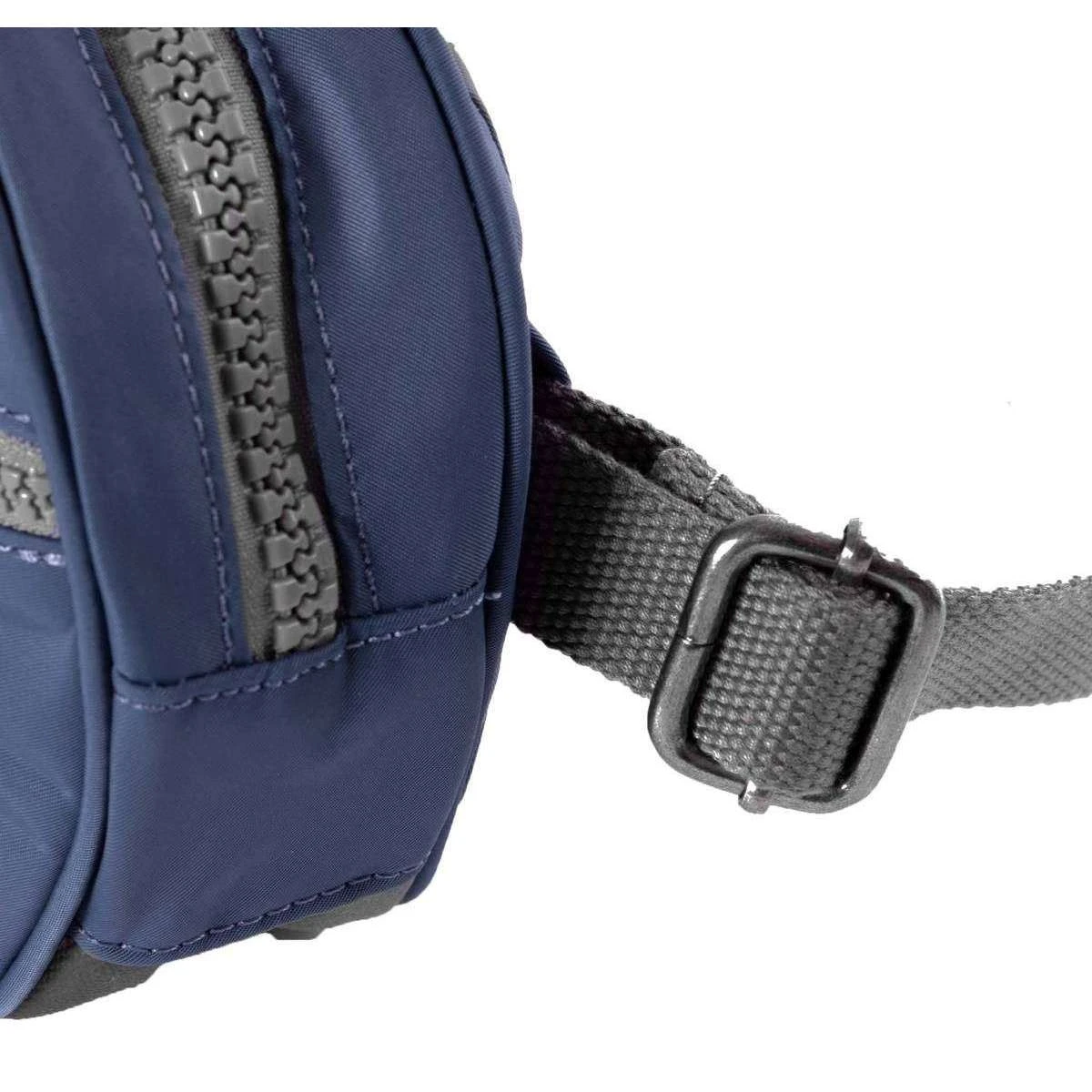 Roka Paddington D Sustainable Nylon Hip Bag - Airforce Blue - Image 7