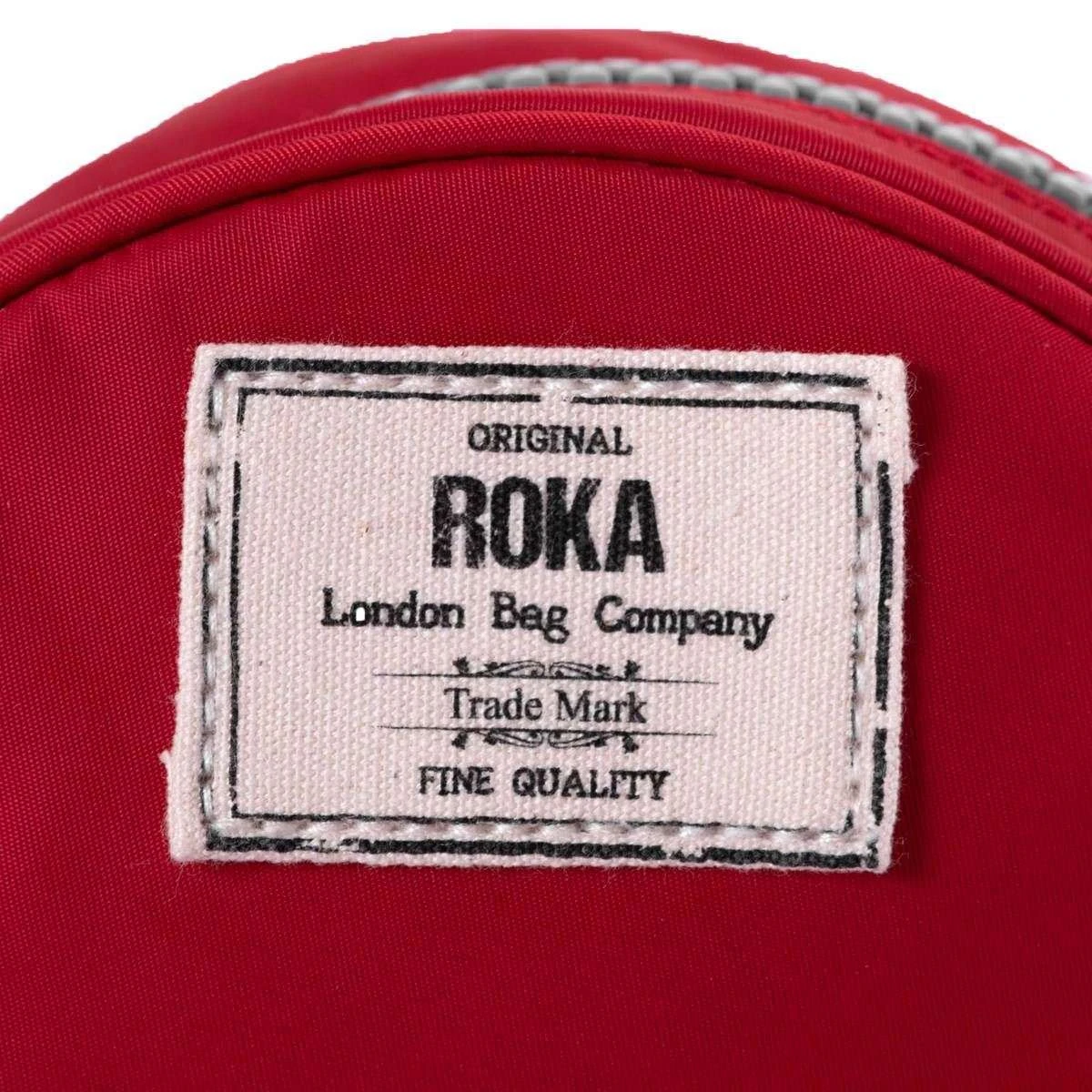 Roka Paddington D Sustainable Nylon Hip Bag - Cranberry Red - Image 4