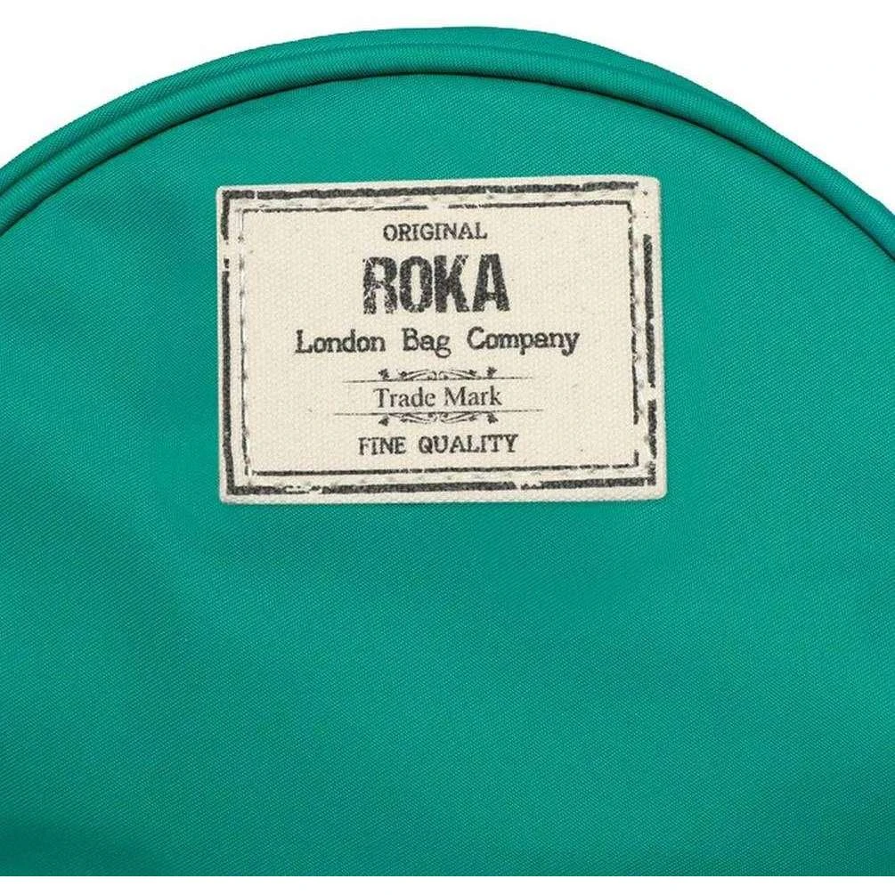 Roka Paddington D Sustainable Nylon Hip Bag - Cyan Blue - Image 5