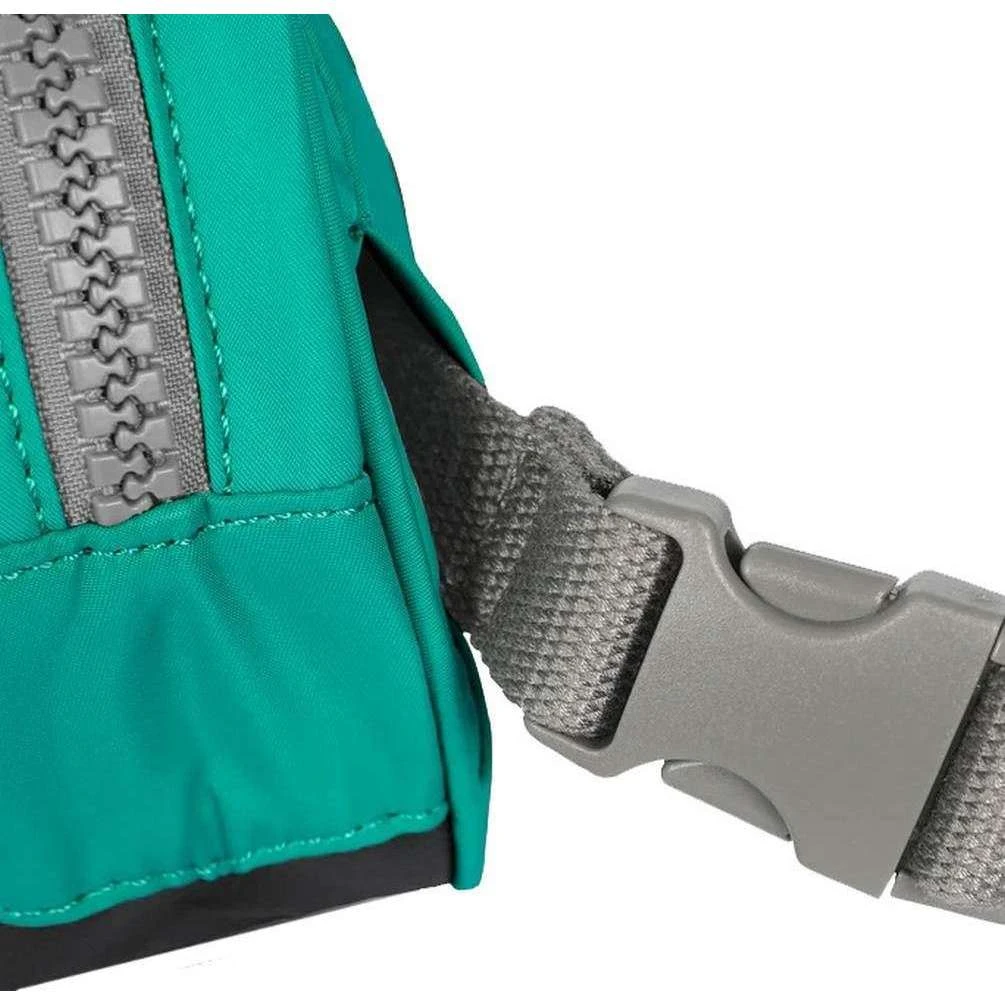 Roka Paddington D Sustainable Nylon Hip Bag - Cyan Blue - Image 6