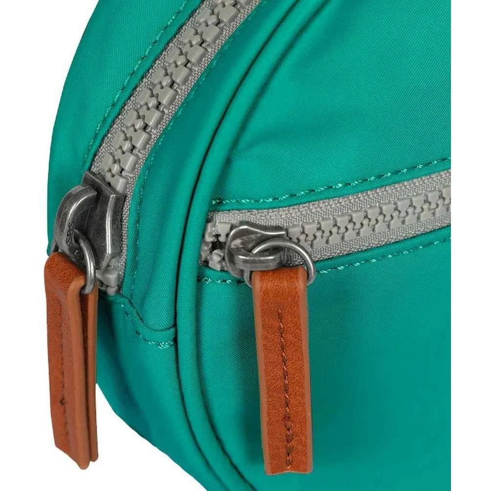 Roka Paddington D Sustainable Nylon Hip Bag - Cyan Blue - Image 7
