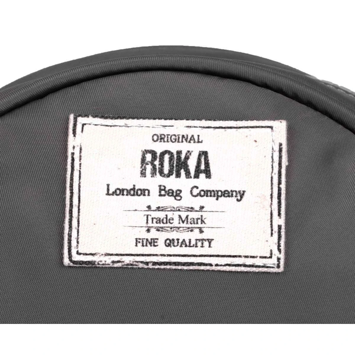 Roka Paddington D Sustainable Nylon Hip Bag - Graphite Grey - Image 4
