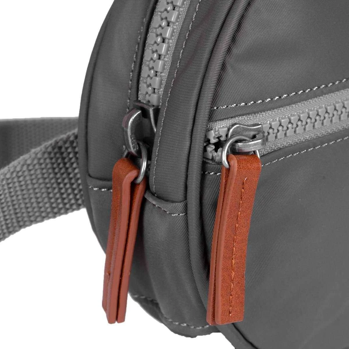 Roka Paddington D Sustainable Nylon Hip Bag - Graphite Grey - Image 6
